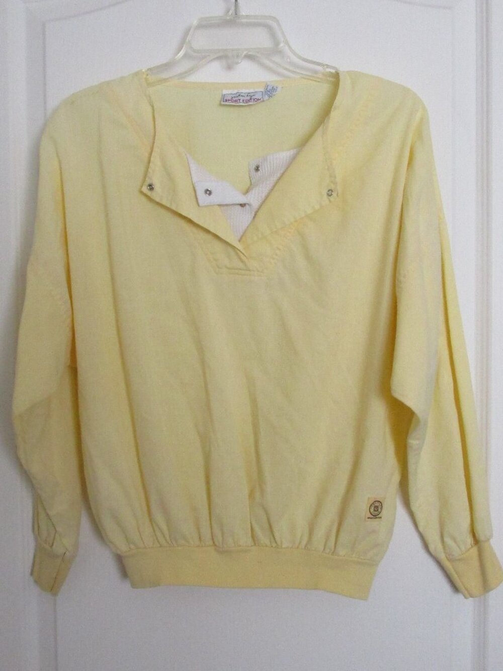 lightweight layered look pullover